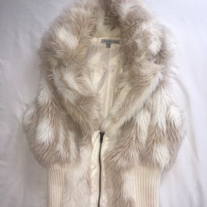 Faux fur vest